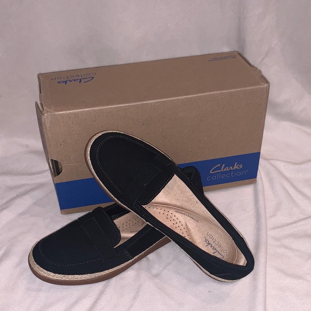 Clarks Women’s Elaina Echo Leather Slip-On
